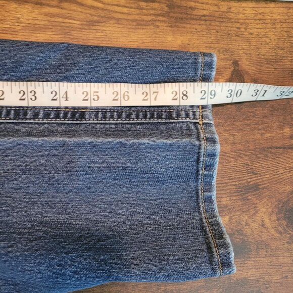 Maurices Jeans 22 S High Rise Relaxed Bootcut Medium Light Wash Stretch Western - Picture 8 of 10